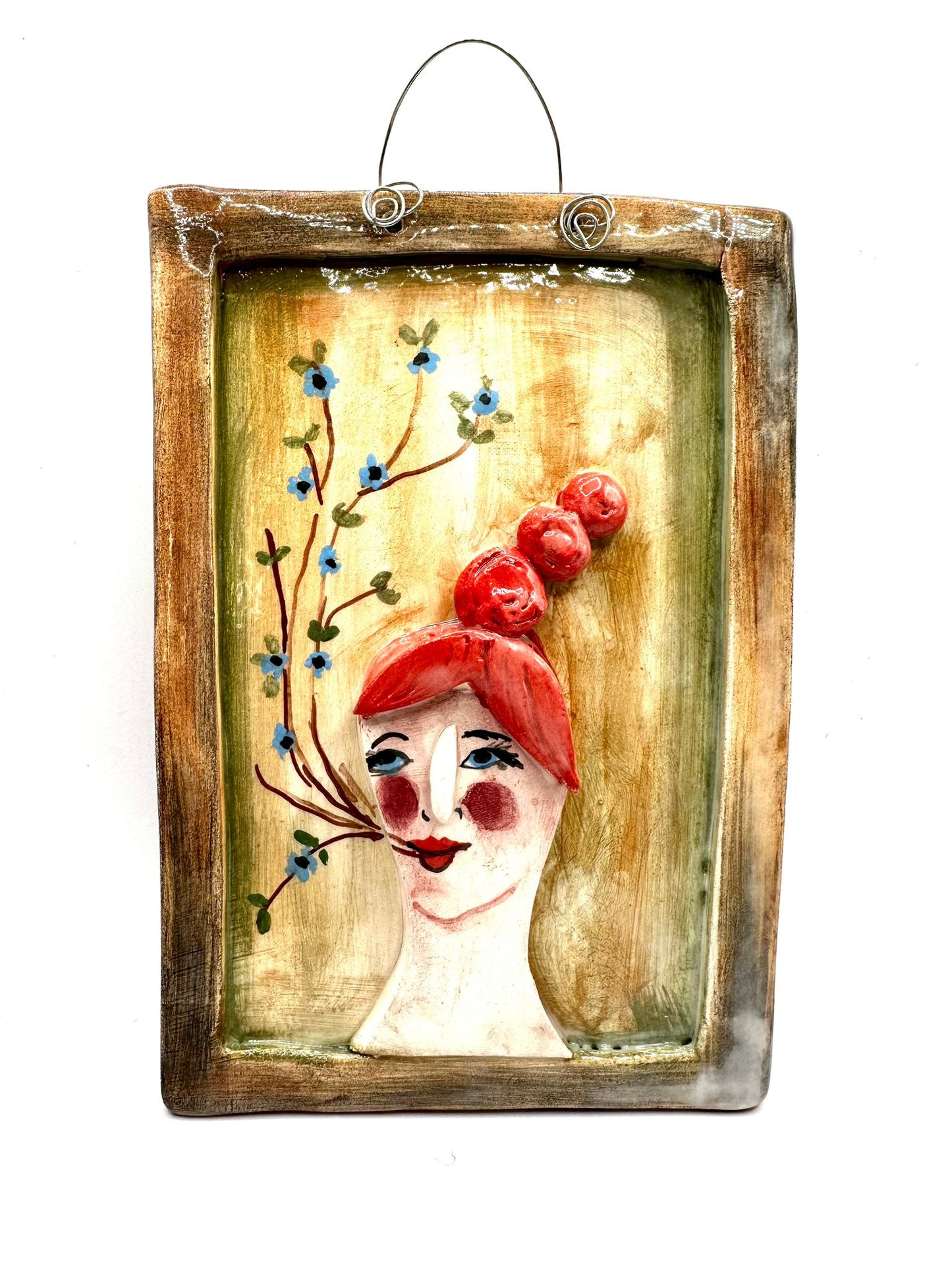 Ceramic Portrait Wall Decoration